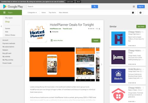
                            7. HotelPlanner Deals for Tonight - Apps on Google Play