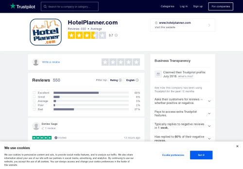 
                            12. HotelPlanner.com Reviews | Read Customer Service Reviews of ...