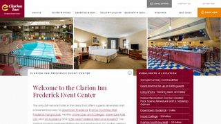 
                            11. Hotels in Frederick MD- Clarion Inn Event Center - United States