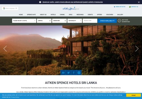 
                            6. Hotels in Sri Lanka | Aitken Spence Hotels Official Site