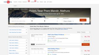 
                            12. Hotels Near Prem Mandir, Mathura - FLAT OFF on Hotel Bookings