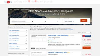 
                            4. Hotels Near Reva University, Bangalore - FLAT OFF on Hotel Bookings