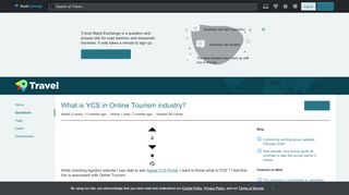 
                            12. hotels - What is YCS in Online Tourism industry? - Travel ...