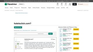 
                            7. hotelsclick.com? - Arizona Message Board - TripAdvisor