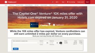 
                            4. Hotels.com | Capital One