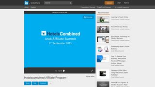 
                            9. Hotelscombined Affiliate Program - SlideShare