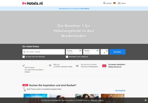 
                            2. Hotels.nl | Angebote für Hotels in den Niederlanden