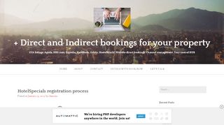 
                            9. HotelSpecials registration process – + Direct and Indirect bookings ...