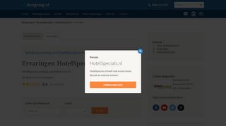 
                            10. HotelSpecials.nl Ervaringen, Klachten & Beoordelingen | Reisgraag.nl