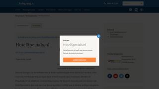 
                            9. HotelSpecials.nl | Reisgraag.nl