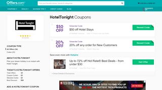 
                            4. HotelTonight Coupons & Promo Codes 2019: $25 off