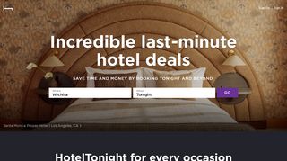 
                            7. HotelTonight: Last Minute Hotel Deals at Great Hotels