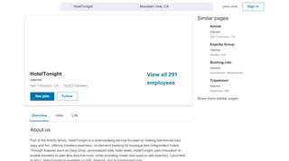 
                            11. HotelTonight | LinkedIn