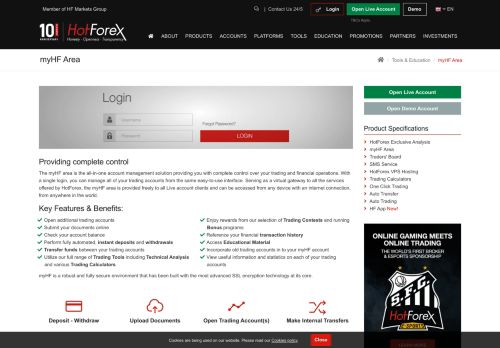 
                            4. HotForex Client Area myHF Portal | Forex Broker