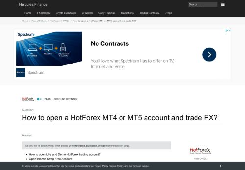 
                            7. HotForex – How to open a MT4 live/demo trading account? | FAQ ...