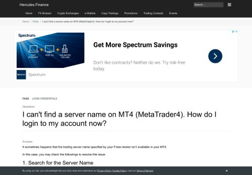 
                            9. HotForex – I can't find a server name on my MT4. How do I login to ...