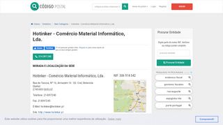 
                            5. Hotinker - Comércio Material Informático, Lda. em Sintra (NIF ...