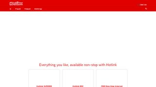 
                            11. Hotlink RED Plan - Best 4G Prepaid with Non-Stop Internet