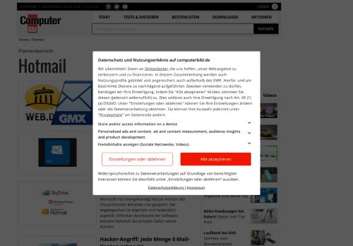 
                            7. Hotmail | Alle wichtigen Infos - COMPUTER BILD