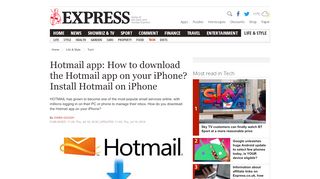 
                            12. Hotmail app: How to download the Hotmail app on your ...