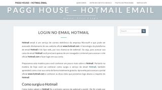 
                            9. Hotmail fazer login: Entrar no Hotmail correio eletrônico da Microsoft