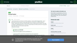 
                            12. Hotmail hacket - YouSee Forum