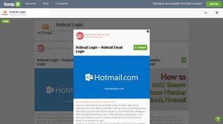 
                            1. Hotmail Login – Hotmail Email Login | Hot... - Scoop.it