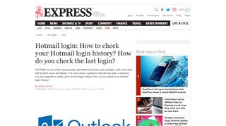 
                            10. Hotmail login: How to check your Hotmail login history? ...