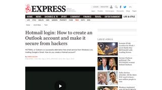 
                            4. Hotmail login: How to create an Outlook account and make it secure ...