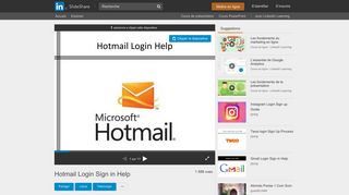 
                            4. Hotmail Login Sign in Help - SlideShare