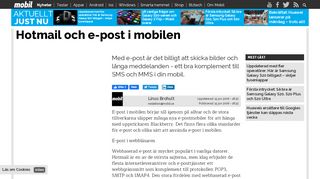 
                            4. Hotmail och e-post i mobilen | Mobil