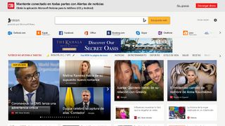 
                            8. Hotmail, Outlook, El Tiempo, noticias, videos, en MSN Colombia