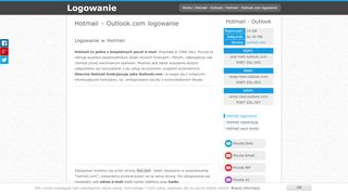 
                            2. Hotmail - Outlook logowanie - Zaloguj się | Logowanie