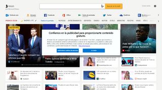 
                            6. Hotmail, Outlook, noticias, famosos y horóscopo de hoy en MSN ...