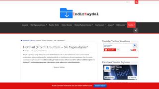 
                            9. Hotmail Şifremi Unuttum | İndir, Kaydol, Üye Ol, Oyna