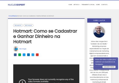 
                            8. → Hotmart | Cadastre-se e Comece a Ganhar Dinheiro com a Hotmart