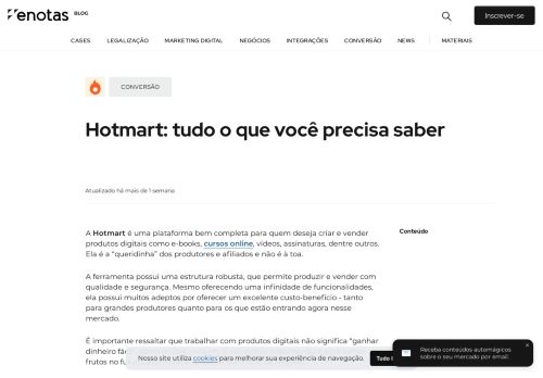 
                            10. Hotmart: como funciona, como vender e quais são as taxas - eNotas