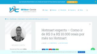 
                            10. Hotmart experts - Como ganhar de R$ 0 a R$ 10.000 reais