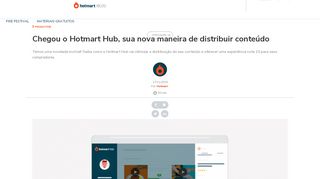 
                            3. Hotmart Hub, sua nova forma de distribuir conteúdo | Hotmart Blog