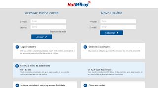 
                            1. Hotmilhas - Sistema de cotação