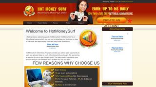 
                            11. HotMoneySurf - just surf to earn, work at home, earn money online ...