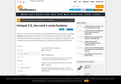 
                            11. Hotspot 2.0, che cos'è e come funziona - IlSoftware.it