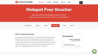 
                            6. Hotspot Free Voucher - HotspotSystem