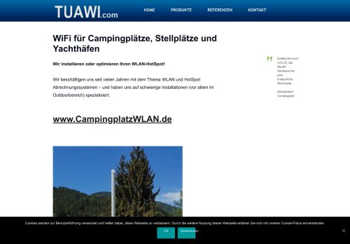 
                            8. Hotspot für den Campingplatz. Aufbau und Erweiterung. » TUAWI