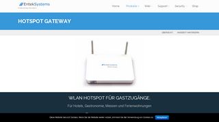 
                            3. Hotspot Gateway - EntekSystems