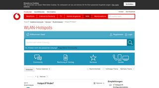 
                            6. Hotspot IP finden? - Vodafone Community