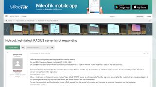 
                            4. Hotspot: login failed: RADIUS server is not responding - MikroTik