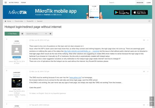 
                            3. Hotspot login/redirect page without internet - MikroTik
