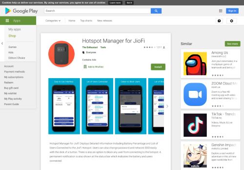 
                            8. Hotspot Manager for JioFi - Apps on Google Play