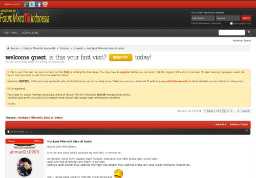 
                            10. HotSpot Mikrotik bisa di bobol - Forum MikroTik Indonesia